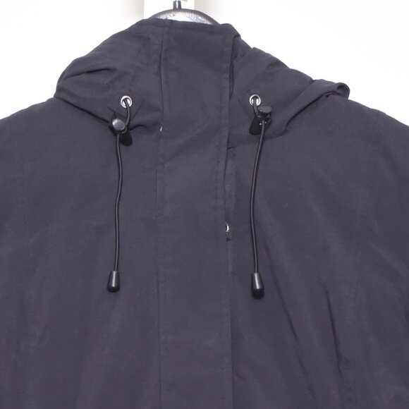 SCHOT NYC Save The Duck Parka All Black Jacket Size S Excellent Condition - Picture 11 of 13